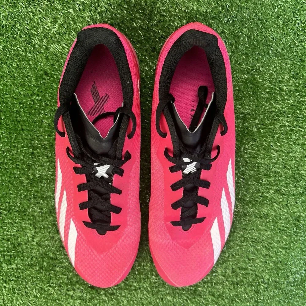 Adidas X Speedportal 4 FGX Soccer Cleats Men's US 7 / EU 39.5 Pink & Black Boots